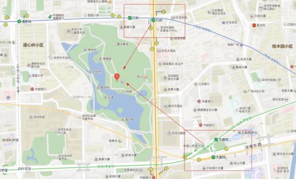 深圳荔枝公园位于哪条地铁线的哪个站点-荔枝公园的地铁信息